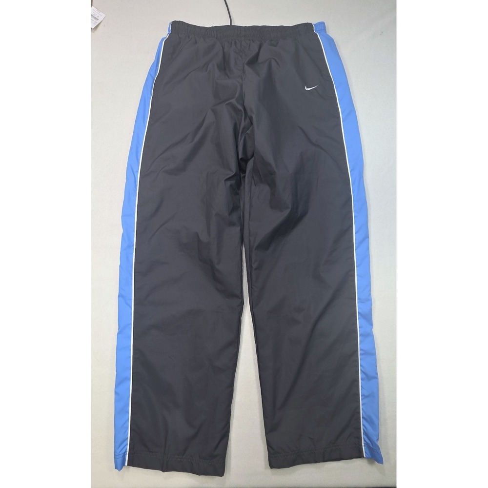 Y2K Nike Track Pants Mens XL Blue Mesh Lined Baggy Windbreaker Loose Limited Use